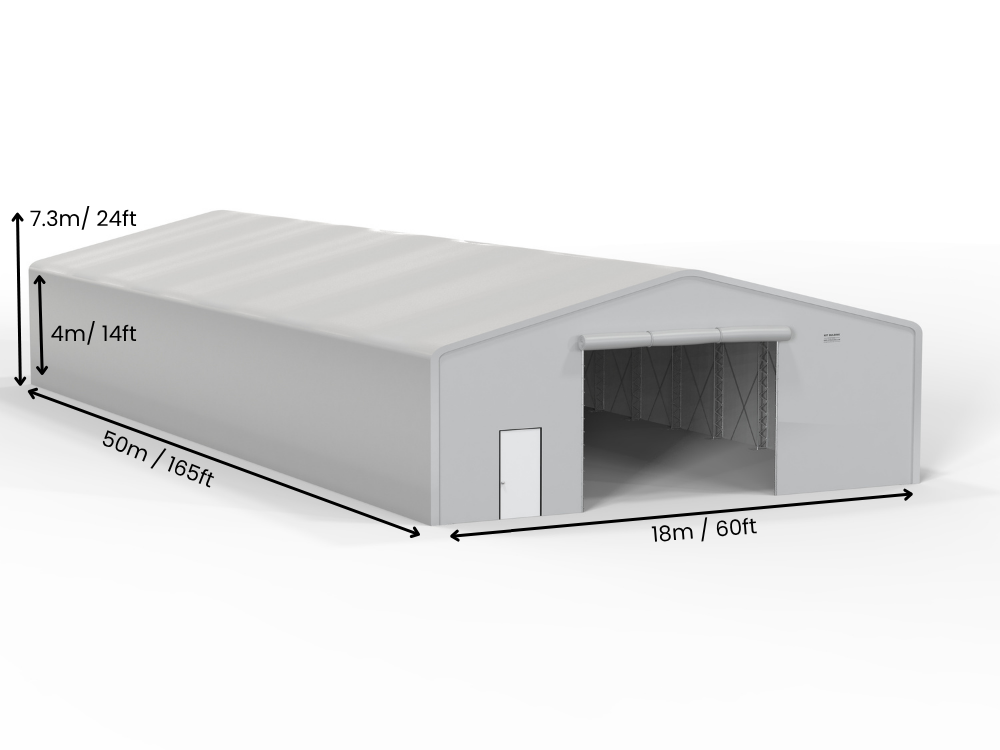 Fabric Storage Buildings | Double Truss