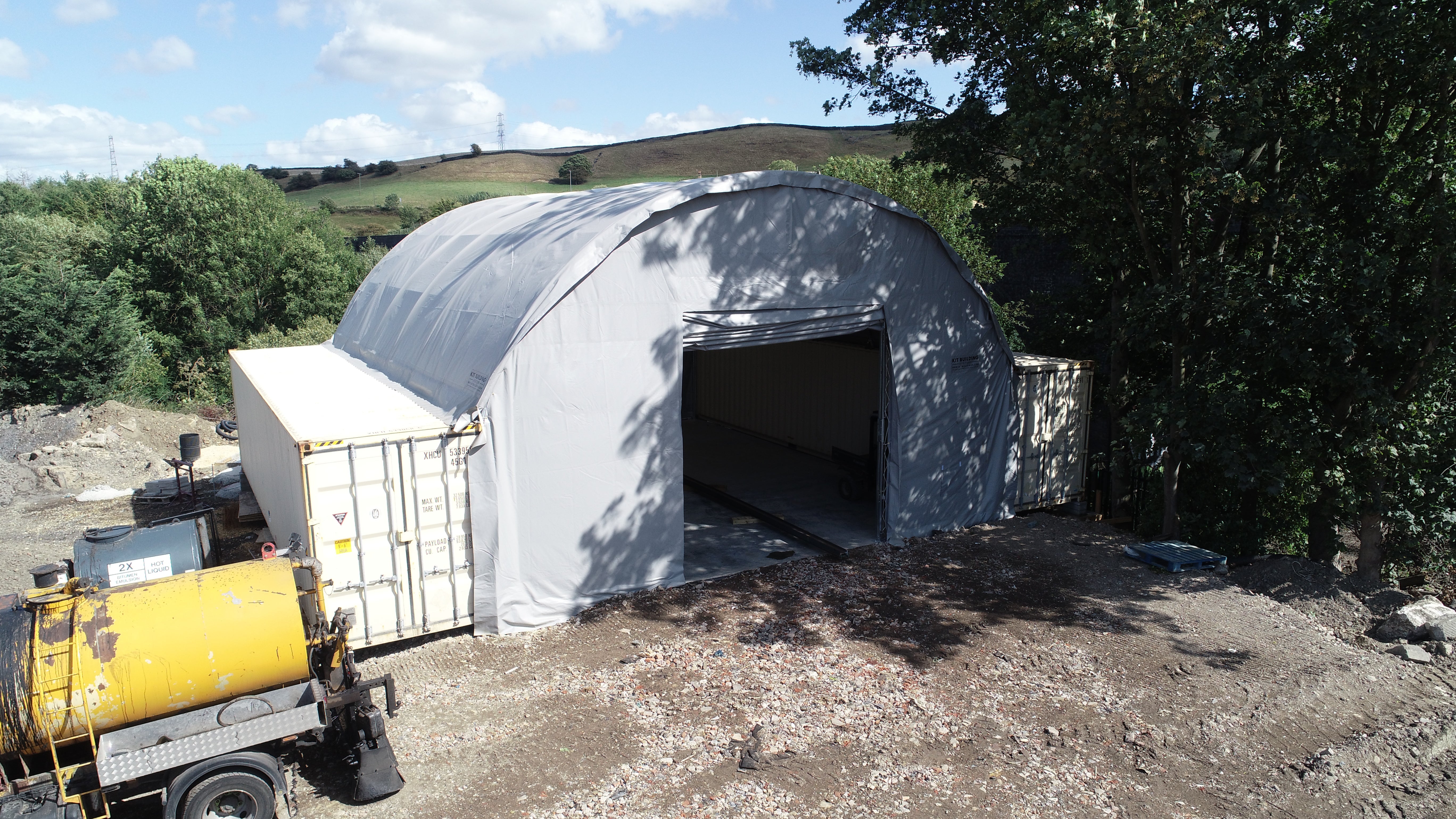 Container Canopies - 33ft x 40ft x 12ft (10m x 12m x 3.6m)