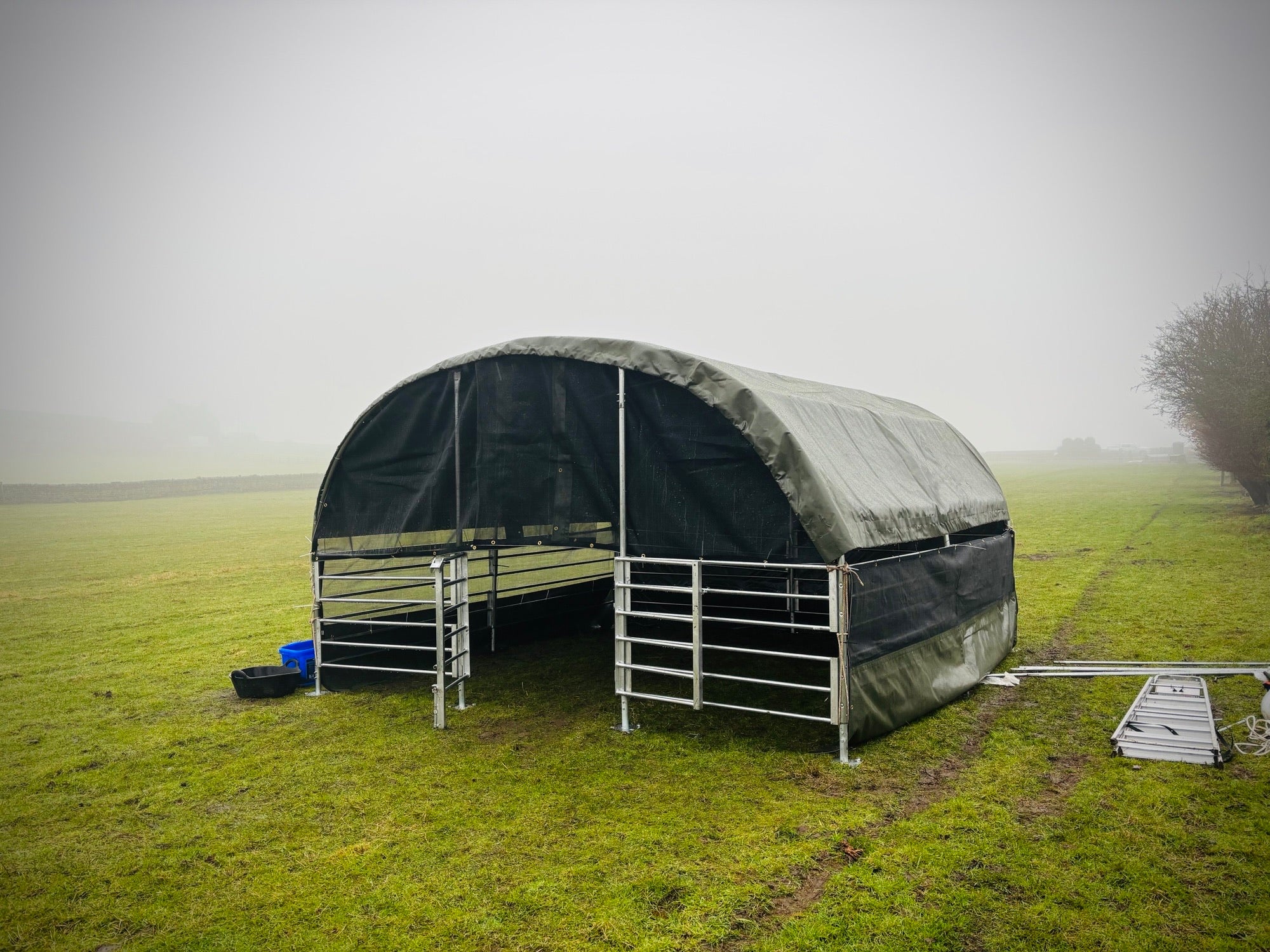 Enclosed Livestock Shelters