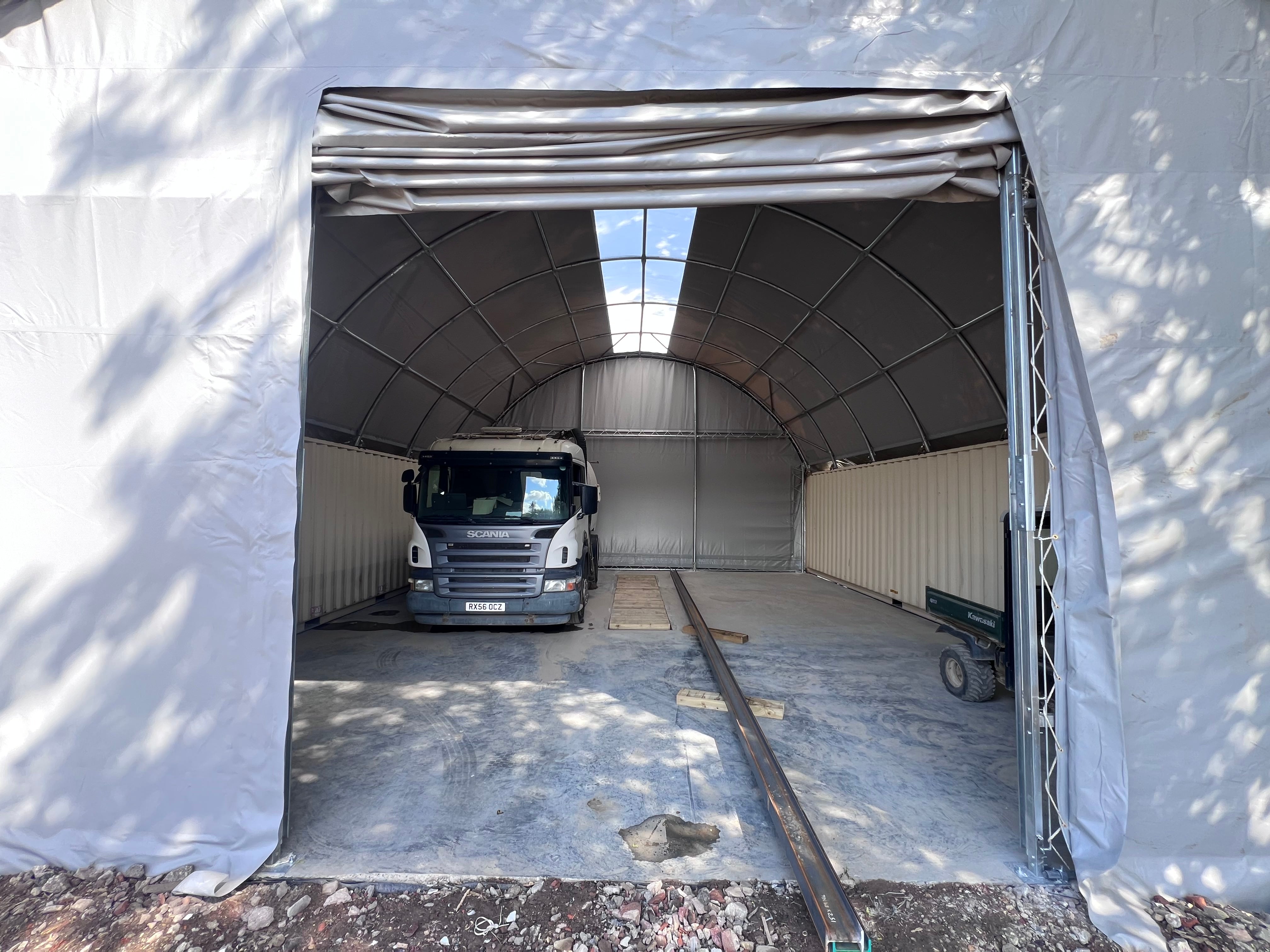 Container Canopies - 40ft x 40ft x 15ft (12m x 12m x 4.5m)