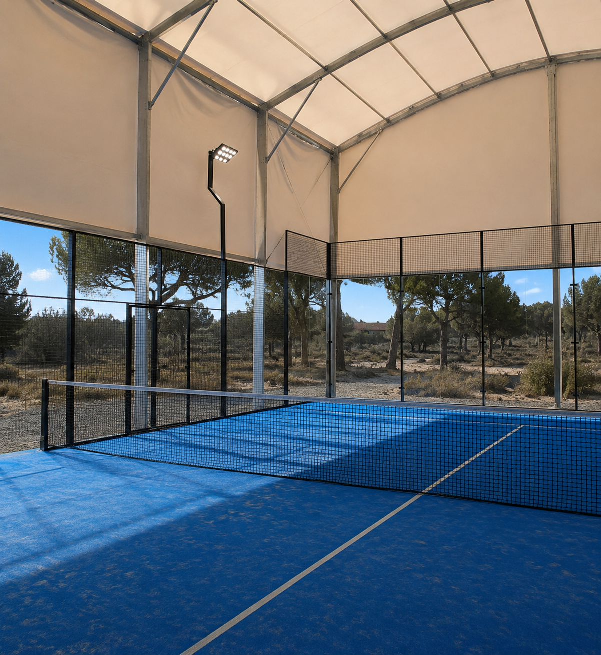Padel Court Roof Canopy