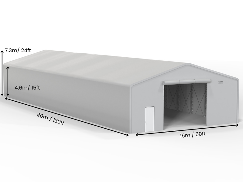 Fabric Storage Buildings | Double Truss