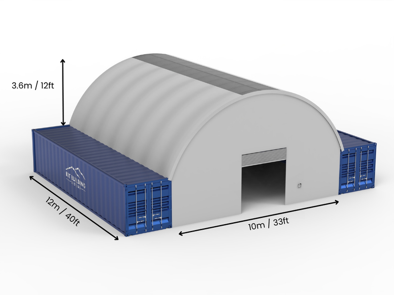 10m (33ft) Span | Container Canopies - 33ft x 12ft (10m x 3.6m)