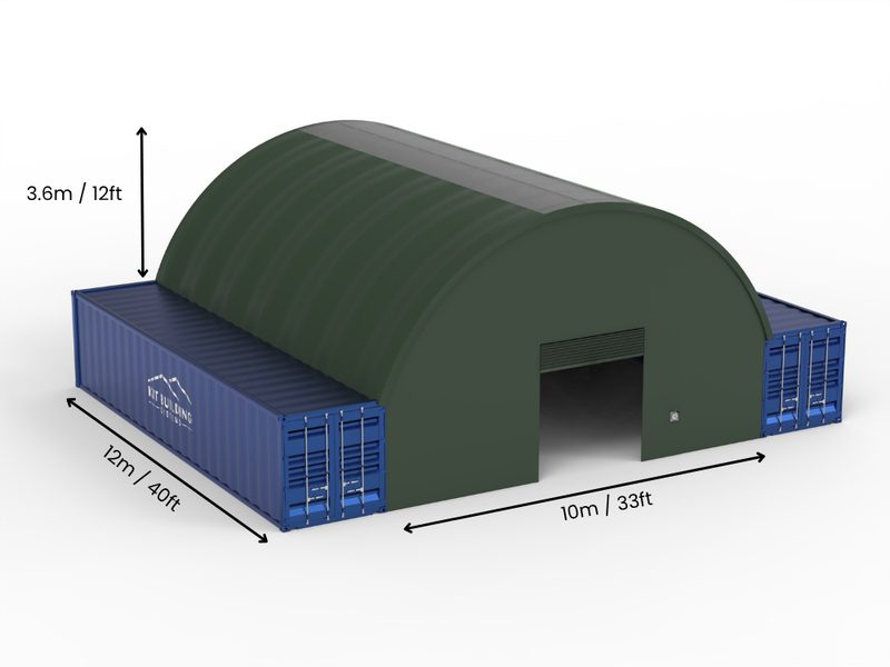 10m (33ft) Span | Container Canopies - 33ft x 12ft (10m x 3.6m)