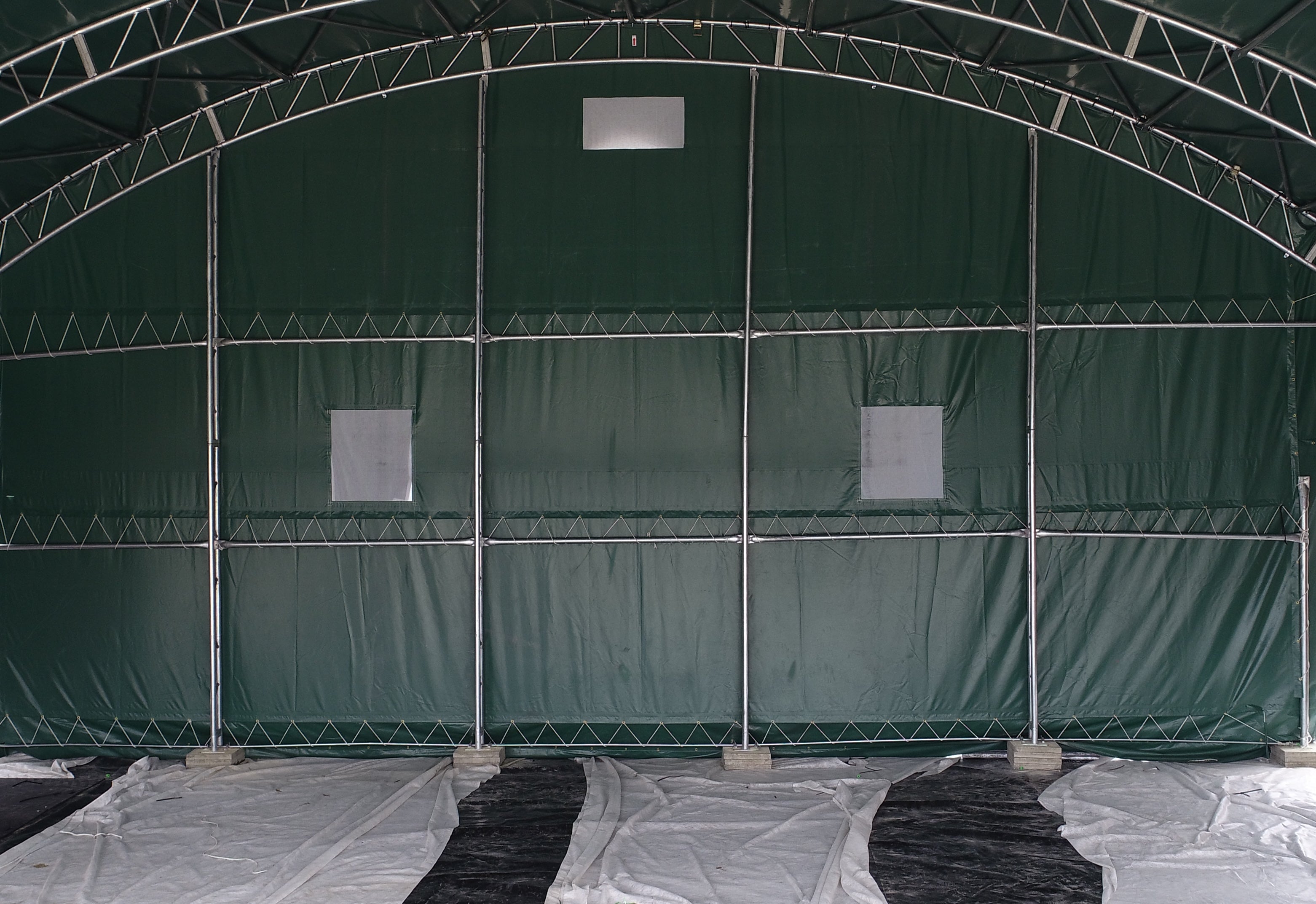 Closed Back Panel for Container Shelters