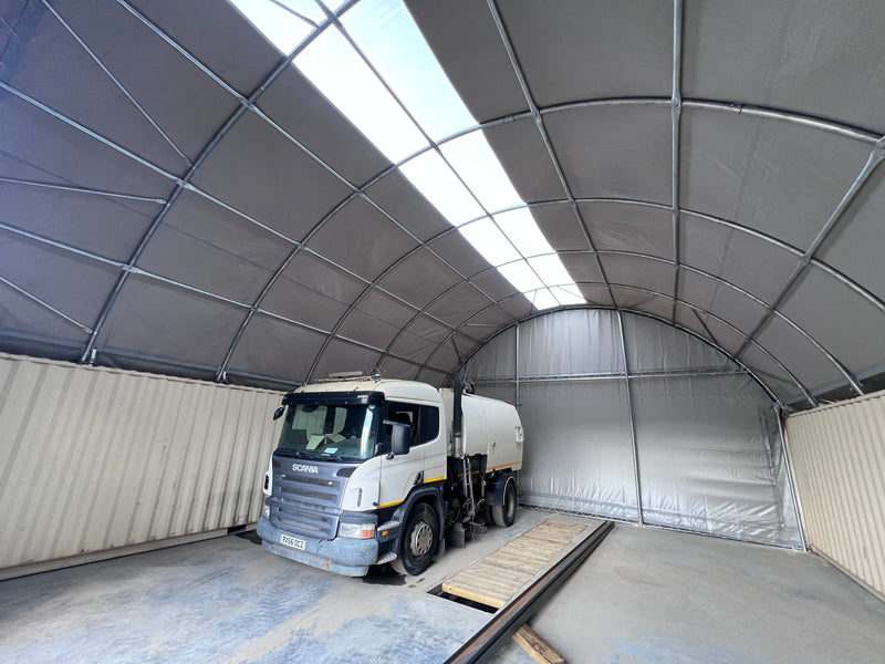 10m (33ft) Span | Container Canopies - 33ft x 12ft (10m x 3.6m)