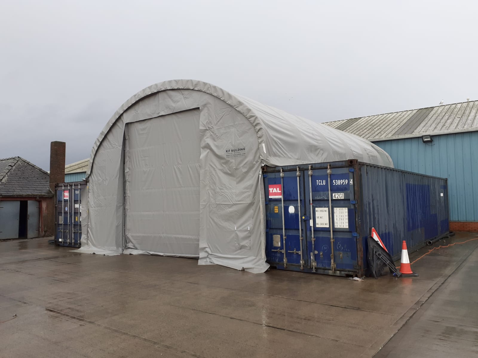 Container Canopies - 40ft x 40ft x 15ft (12m x 12m x 4.5m)