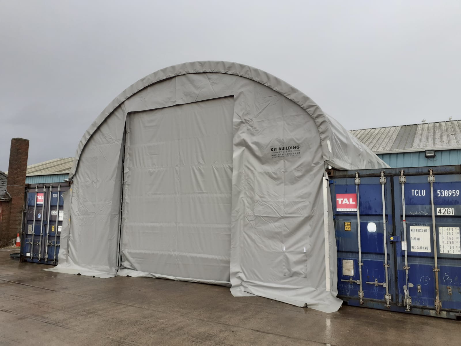 Container Canopies - 20ft x 20ft x 6.5ft (6m x 6m x 2m)