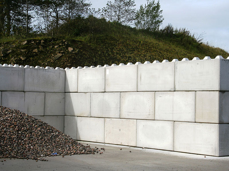 Interlocking Concrete Lego Blocks | 1600x800x800mm