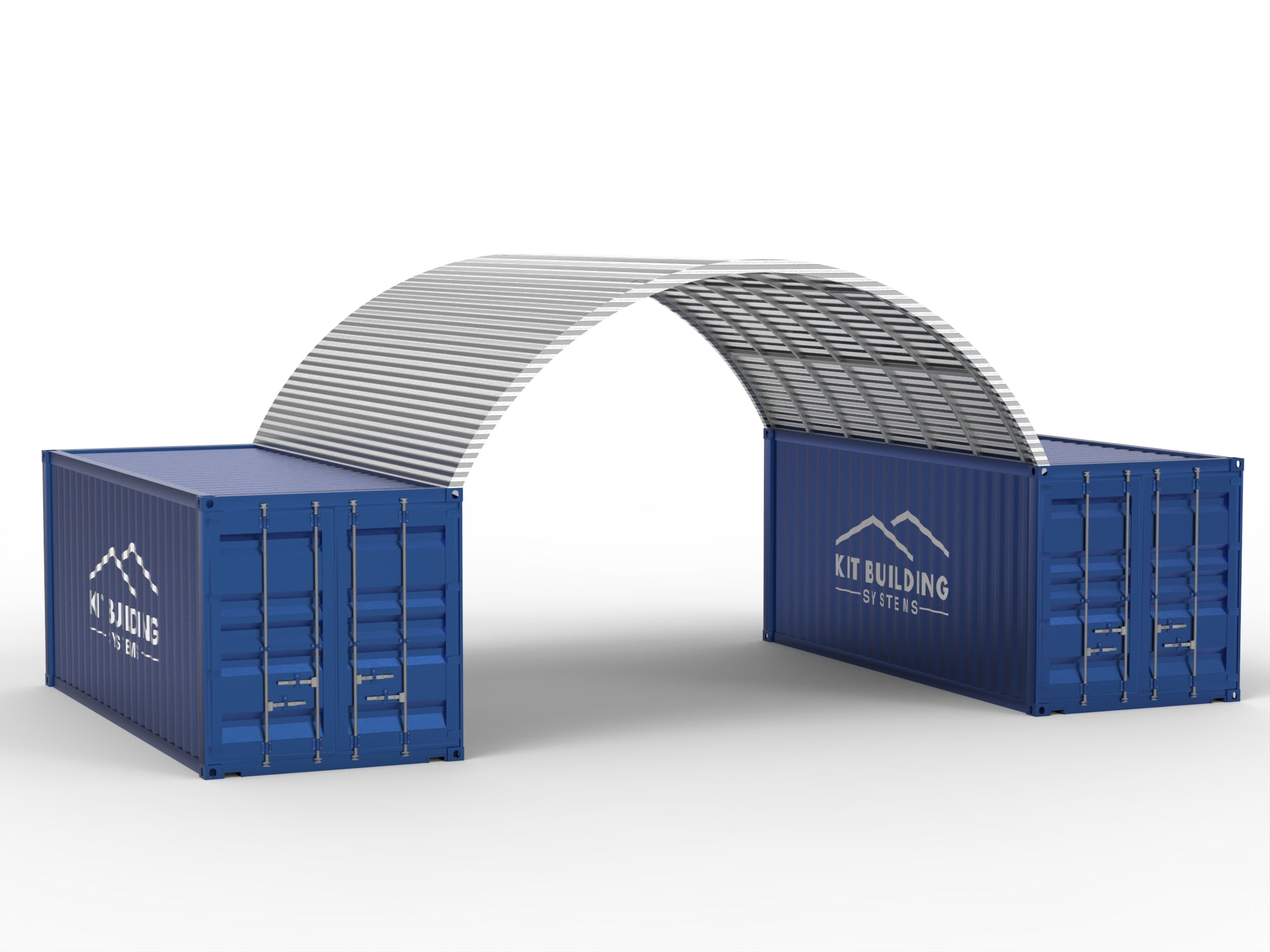 Container Canopies - 20ft x 20ft x 6.5ft (6m x 6m x 2m) | Steel Paneling