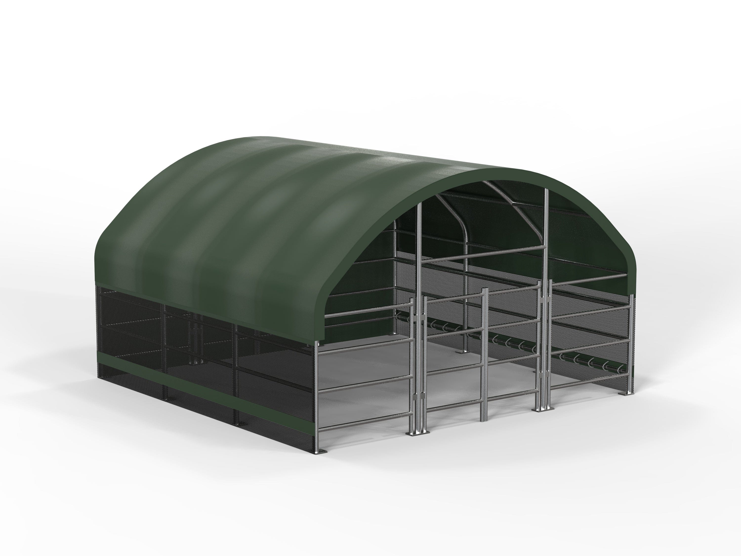 Kit Buildings Agricultural Buildings 13ft x 13ft x 8ft (4x4x2.4m) Enclosed Livestock Shelters