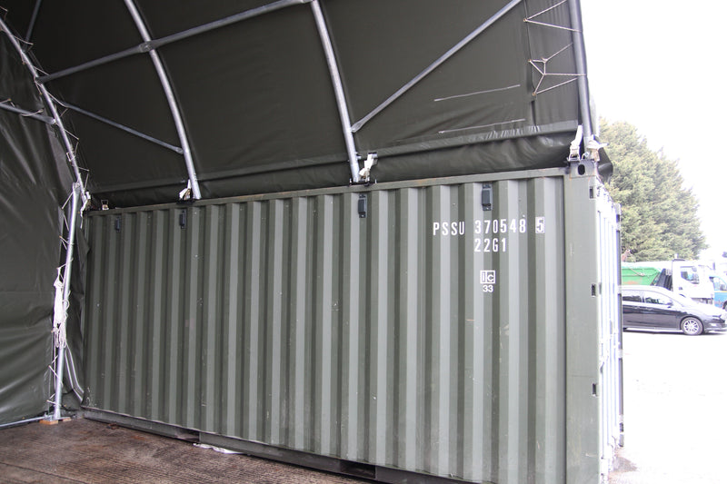 Kit Buildings Container Shelter - 26ft x 20ft x 10ft (8m x 6m x 3m)